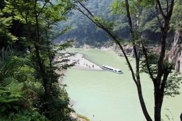<p>The sightseeing jet boat</p>