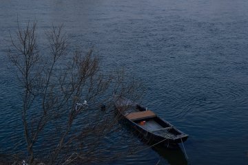 <p>A Japanese traditional boat, 'Kandori-bune'</p>