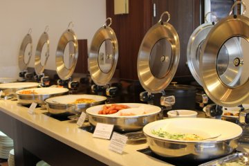 Large selection of delicious food