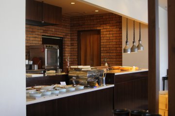 A spot where you can get sushi, sashimi, and another Japanese food.