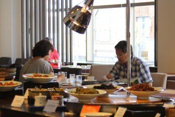 Guests who enjoying their breakfast