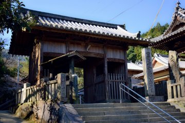 <p>The entrance gate of the 11th temple</p>