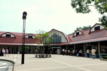 <p>View of Asagiri Kogen Road Station</p>