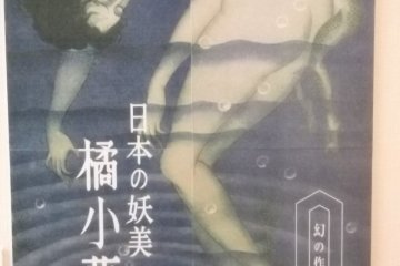 <p>The poster for the Sayume Tachibana exhibition</p>
