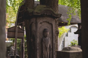 <p>Tomb stone in the temple's cemetery</p>