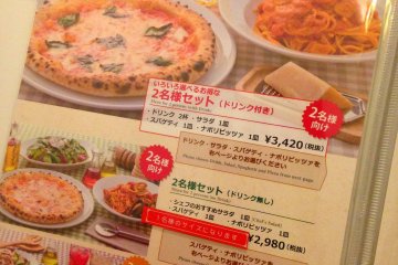 <p>The various pictures of food were so enticing, we had a hard time deciding what to get.</p>