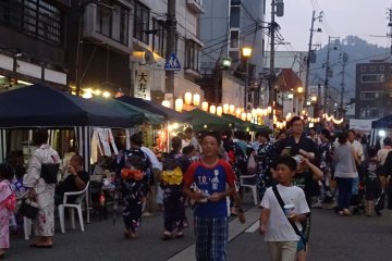 <p>As night falls the lanterns get brighter.</p>