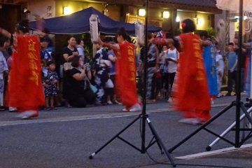 <p>Various groups provide dancing and entertainment.</p>