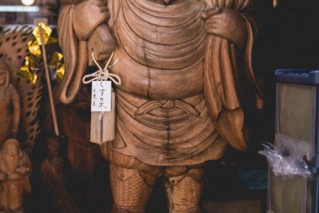 <p>Dai Ko Kuten - carved by the shopkeepers great great great grandfather</p>
