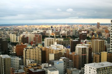 The cityscape