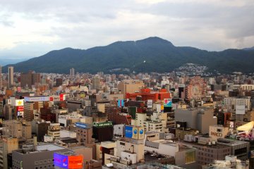 We can see&nbsp;Sapporo Norbesa Noria Ferris Wheel from Sapporo TV Tower