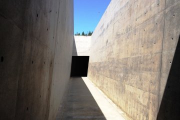The museums namesake is the amalgamation of two Japanese words, &ldquo;earth&rdquo; and &ldquo;middle&rdquo;, with the majority of the exhibits displayed under the ground.&nbsp;