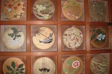 Some of the 100 nature scenes in Reverend Kosanji's mother's room