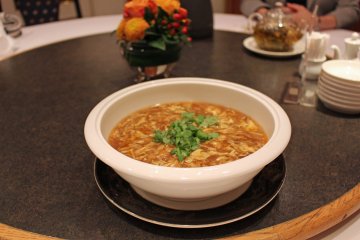 <p>Sanratan/hot and sour soup! It took 6.5 years but my craving for this was finally satisfied</p>