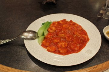 <p>Chili shrimp</p>
