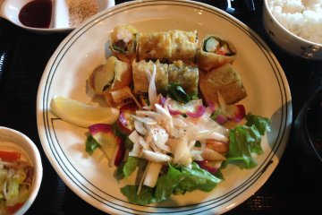 Spring rolls set menu