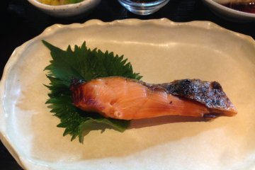 Grilled salmon