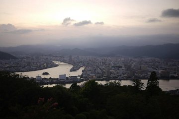 Evening lookout from restaurant