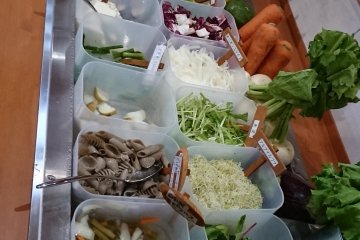 <p>Part of the delicious range on the salad bar.</p>