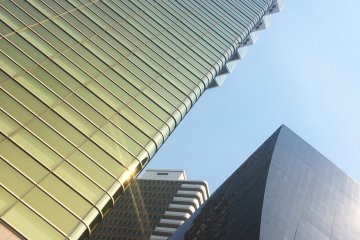 <p>Pictured is the Asahi beer headquarters buildings.&nbsp;</p>