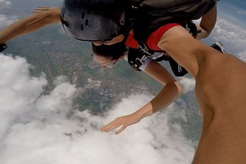 <p>I had never seen clouds so close before!</p>