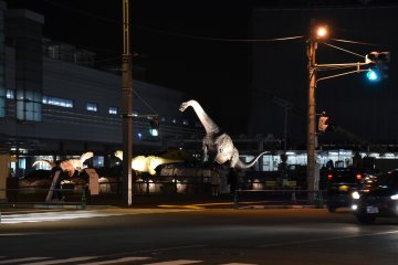 <p>Dinosaurs at JR Fukui Station</p>
