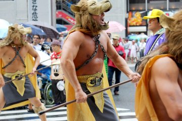 Some people have different types of outfits including a lion king theme.&nbsp;