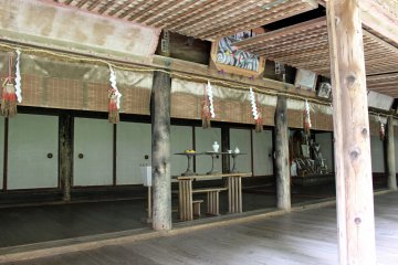 <p>The prayer and display hall</p>