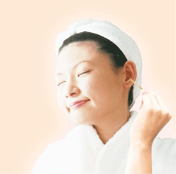 <p>Use mimikaki in many places</p>