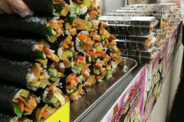 Les sushis coréens sont très populaires