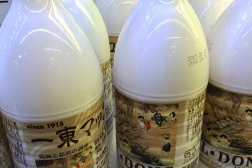 De l'alcool de riz coréen