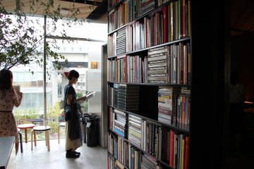 <p>Полки с книгами</p>