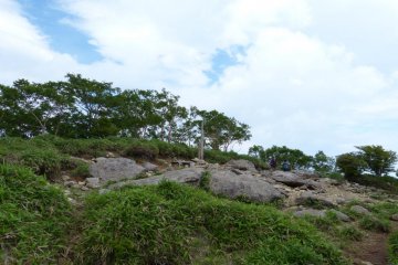 Reaching the top of Mt. Maruyama