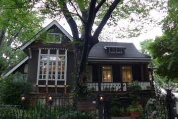 This German-style house in Hibiya Park is an example of the western elements in the compound