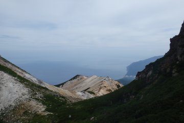<p>vue sur la mer d'Okhsotk</p>