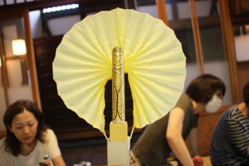 Fan with Buddha