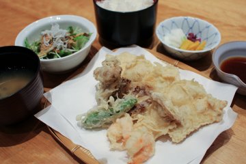 Tempura Ohsu Iwaidori chicken from Iwate prefecture&nbsp;