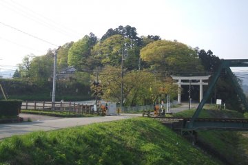 View from the railway line