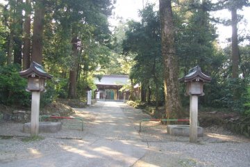 Path leading to entry