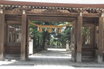View of back gates