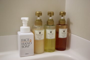 All the necessary hygiene items are provided as well