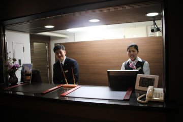 Friendly receptionists