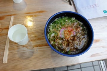 <p>Niku-udon from Sugi no Yu Michi no Eki</p>