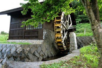 A waterwheel