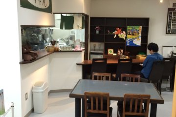 <p>A small restaurant if you are hungry</p>