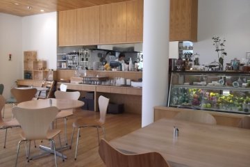 <p>Inside the cafe</p>