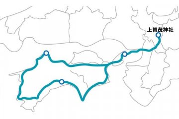 <p>Desain rute untuk Rally Nippon 2015</p>