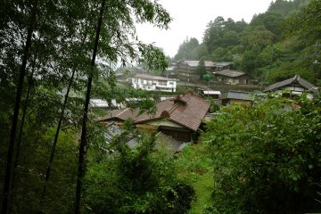 Akasawa-juku in the rain