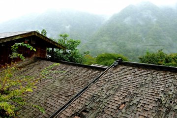 <p>Wooden shingles on this roof are in bad shape</p>