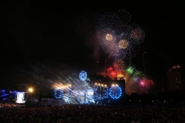 Fireworks conclude each night&nbsp;